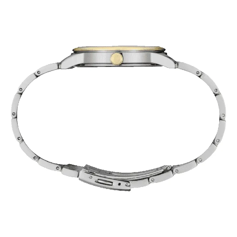 Seiko Classic Silver Dial Two-tone Men's Watch- SUR402P1